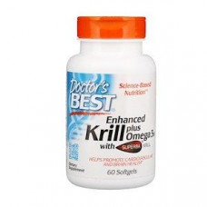 Krill Fish Oil with DHA & EPA, Doctors Best, Real Krill, 60 Capsules, 30294
 