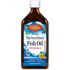 Norwegian fish oil with lemon flavor, Fish Oil, Carlson Labs, 500 ml, 30331
 