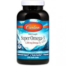 Рыбий жир, Super Omega -3, Carlson Labs, 1200 мг, 250 капсул, 30335
  