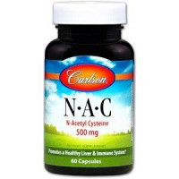 Acetylcysteine ​​ACC, N A C, Carlson Labs, 500 mg, 60 Capsules, 30338
 