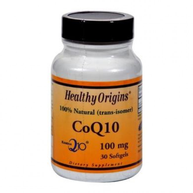 Коэнзим Q10, Kaneka Q10 (CoQ10), Нealthy Origins, 100 мг, 30 капсул, 30342
  