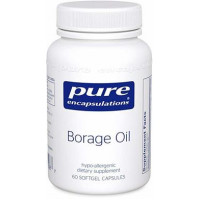 Масло Огуречника, Borage Oil, Pure Encapsulations, 60 капсул, 30382
  