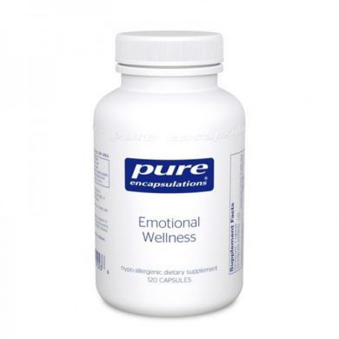 Эмоциональное здоровье, Emotional Wellness, Pure Encapsulations, 60 капсул, 30397
  