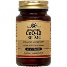 Coenzyme Q-10 Megasorb, 30 mg, Solgar, 30 capsules, 30541
 