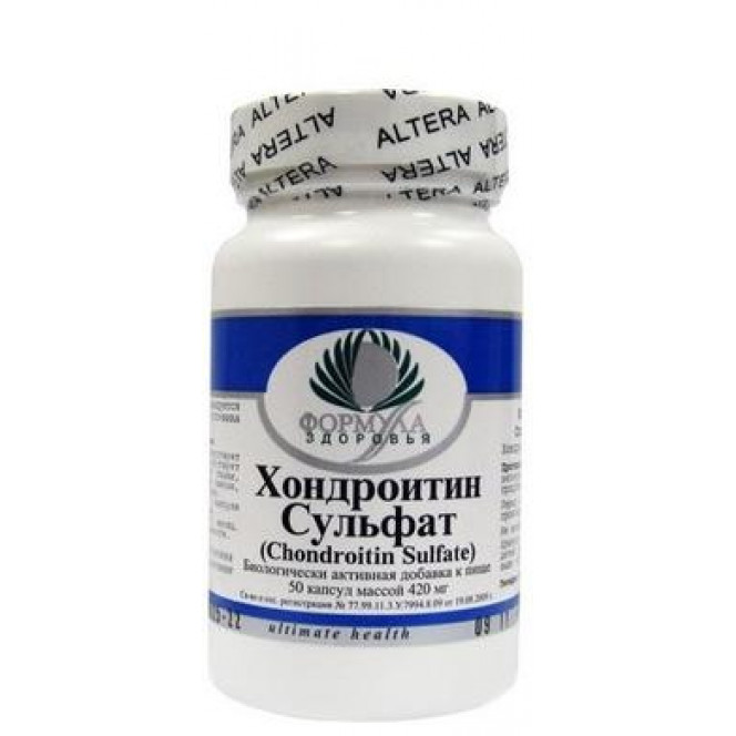 Хондроитин Сульфат, Archon Vitamin Corporation, 50 капсул, 31202
  