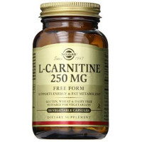 Л карнитин, L-Carnitine, Solgar, 250 мг, 90 капсул, 31283
  