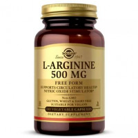 Arginine, L-Arginine, Solgar, 500 mg, 100 Capsules, 31368
 