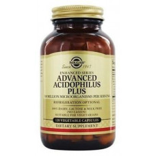 Probiotics, Advanced Acidophilus, Solgar, 120 Capsules, 31369
 