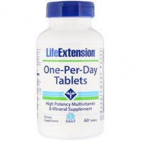 Витаминный комплекс, One-Per-Day Tablets, Life Extension, 1 в день, 60 таблеток, 31392
  