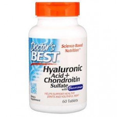 Hyaluronic Acid with Chondroitin, Doctors Best, 60 Tablets, 31423
 