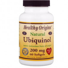 Ubiquinol (Kaneka QH), Ubiquinol, Healthy Origins, 200 mg, 60 Capsules, 31425
 