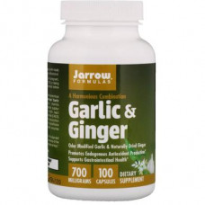 Garlic Ginger, Jarrow Formulas, 700 mg, 100 Capsules, 31433
 