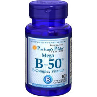 Витамин В-50 комплекс, Vitamin B-50® Complex, Puritans Pride, 100 капсул, 31462
  