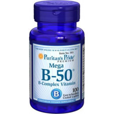 Витамин В-50 комплекс, Vitamin B-50® Complex, Puritans Pride, 100 капсул, 31462
  