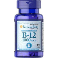 Витамин В-12, Vitamin B-12, Puritans Pride, 500 мкг, 100 таблеток, 31473
  