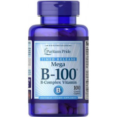 Витамин В-100 комплекс, Vitamin B-100®, Puritans Pride, 100 капсул, 31492
  