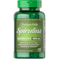 Спирулина, Spirulina, Solgar, 750 мг, 250 таблеток, 02878
  