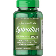 Спирулина, Spirulina, Solgar, 750 мг, 250 таблеток, 02878
  