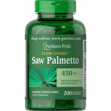 Со пальметто, Saw Palmetto, Puritans Pride, 450 мг, 100 капсул, 31495
  