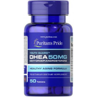 DHEA, Dehydroepiandrosterone, DHEA, Puritans Pride, 50 mg, 50 Tablets, 31504
 