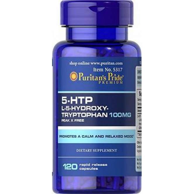 5-Hydroxytryptophan, 5-HTP, Puritan's Pride, 100 mg, 120 capsules 541, 31507 .. Discounts, promotions, 100% original products. Worldwide shipping, free shipping, world, health, cosmetics, fitness