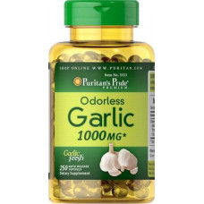 Чеснок, Odorless Garlic, Puritans Pride, без запаха, 1000 мг, 250 капсул, 31509
  