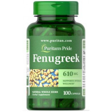 Fenugreek, Fenugreek, Puritans Pride, 610 mg, 100 Capsules, 31511
 