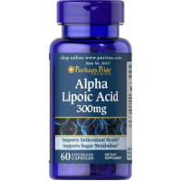 Альфа-липоевая кислота, Alpha Lipoic Acid, Puritans Pride, 300 мг, 60 гелевых капсул, 31525
  