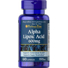 Альфа-липоевая кислота, Alpha Lipoic Acid, Puritans Pride, 600 мг, 60 капсул, 31536
  