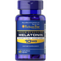 Мелатонин, Melatonin, Puritans Pride, 10 мг, 60 капсул, 31537
  