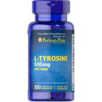 L-Tyrosine, L-Tyrosine, Puritans Pride, 500 mg, 100 Capsules, 31576
 