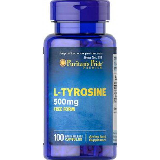 L-Tyrosine, L-Tyrosine, Puritan's Pride, 500 mg, 100 capsules 235, 31576 .. Discounts, promotions, 100% original products. Worldwide shipping, free shipping, world, health, cosmetics, fitness