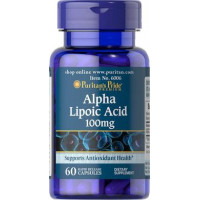 Альфа-липоевая кислота, Alpha Lipoic Acid, Puritans Pride, 100 мг, 60 капсул, 31596
  