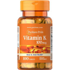 Vitamin K-2, Vitamin K-2 (MenaQ7), Puritans Pride, 50 mcg, 30 Capsules, 31535
 