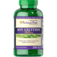 Soy Lecithin, Soy Lecithin, Puritans Pride, 1325 mg, 250 Softgels, 31623
 