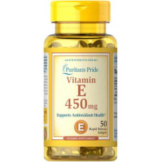 Vitamin E, Vitamin E, Puritans Pride, 1000 IU, 100 Capsules, 31632
 