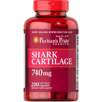 Shark Cartilage, Puritans Pride, 740 mg, 200 Capsules, 31650
 