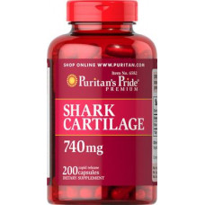 Shark Cartilage, Puritans Pride, 740 mg, 200 Capsules, 31650
 