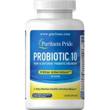 Пробиотик-10 смесь, Probiotic-10, Puritans Pride, 60 капсул, 31655
  