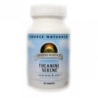 Theanine Seren, Serene Science, Source Naturals, 30 Tablets, 31740
 