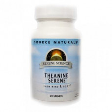 Theanine Seren, Serene Science, Source Naturals, 30 Tablets, 31740
 