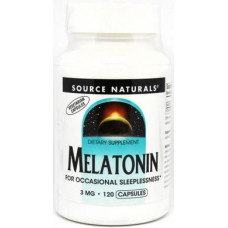 Мелатонин 3 мг, Source Naturals, 120 гелевых капсул, 31749
  