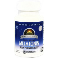 Melatonin 3 mg, Source Naturals, 120 Tablets, 31750
 