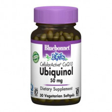 Убихинол 50 мг, Bluebonnet Nutrition, 30 желатиновых капсул, 31768
  