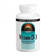 Витамин D-3 2000IU, Source Naturals, 100 капсул, 31774
  