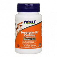 Probiotic Complex, 100 Billion, Now Foods, 30 Softgels, 31854
 