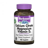 Bluebonnet Nutrition Calcium Citrate, Magnesium + Vitamin D3, 90 Capsules, 31885
 