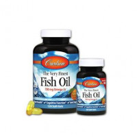 Fish Oil, Orange Flavor, Carlson Labs, 120 + 30 Softgels, 31934
 