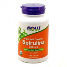 Спирулина, Spirulina, Puritans Pride, 500 мг, 100 таблеток, 31574
  