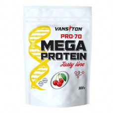 Protein Mega protein PRO 70, Vansiton, cherry 900 g, 32166
 